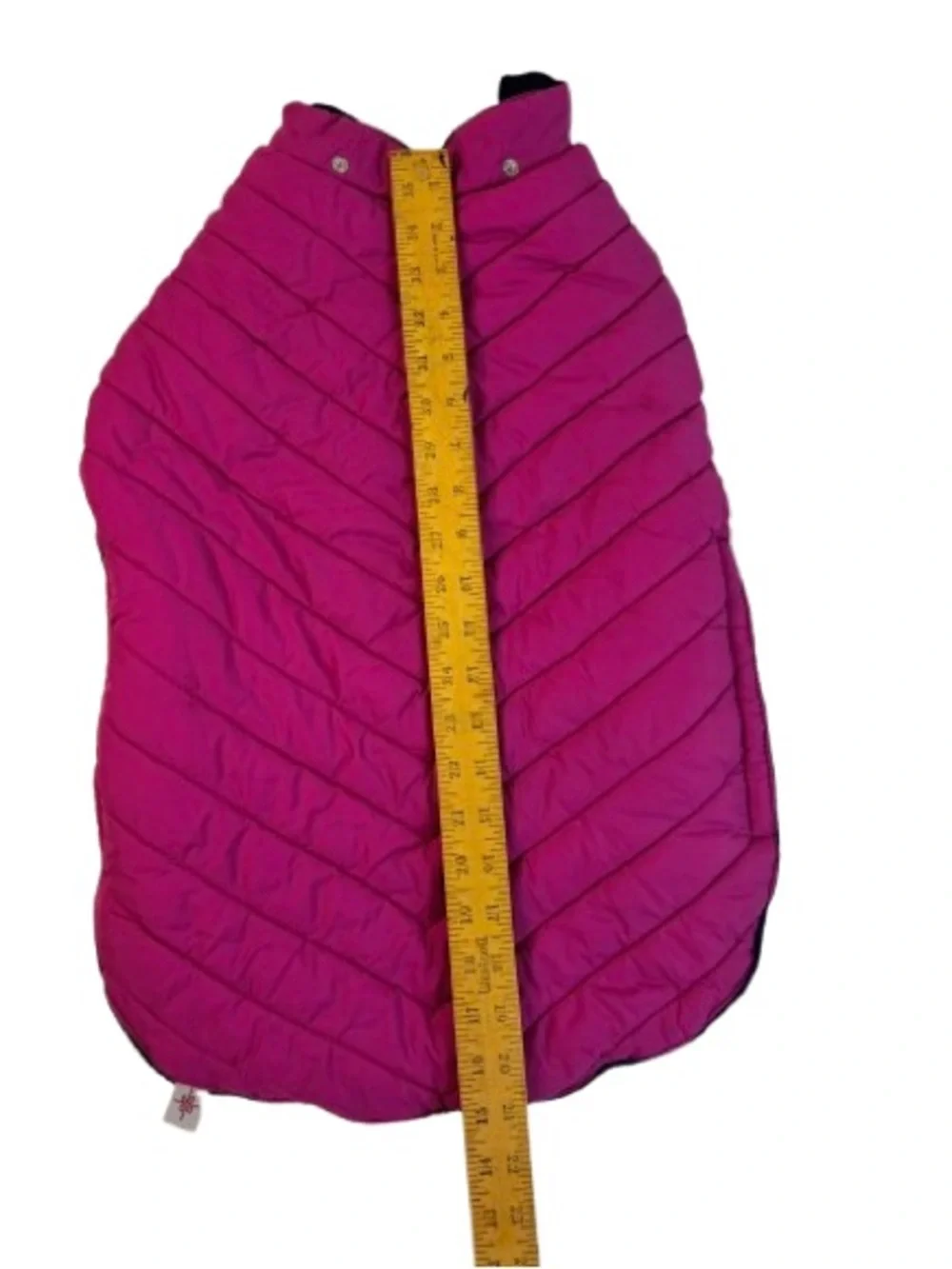 Magenta Quilted Dog Coat